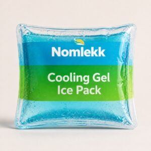 NomLekk reusable cooling gel ice pack on a clean studio background